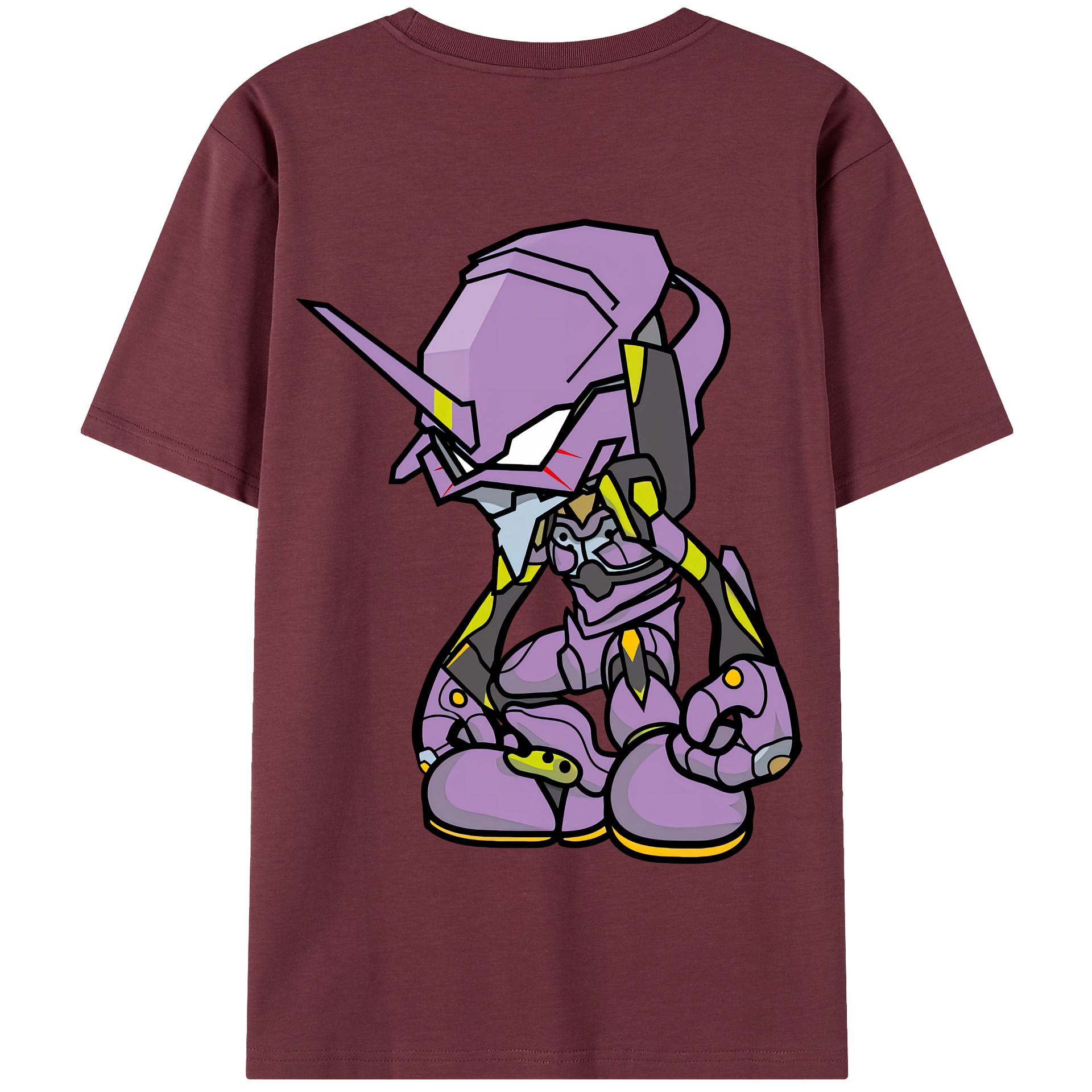 （画像用） EVA 新世紀エヴァンゲリオン 綿100％半袖Tシャツ（背面プリント）